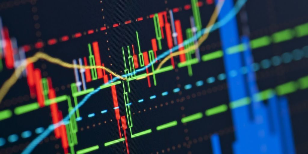 forex trading charts and global map