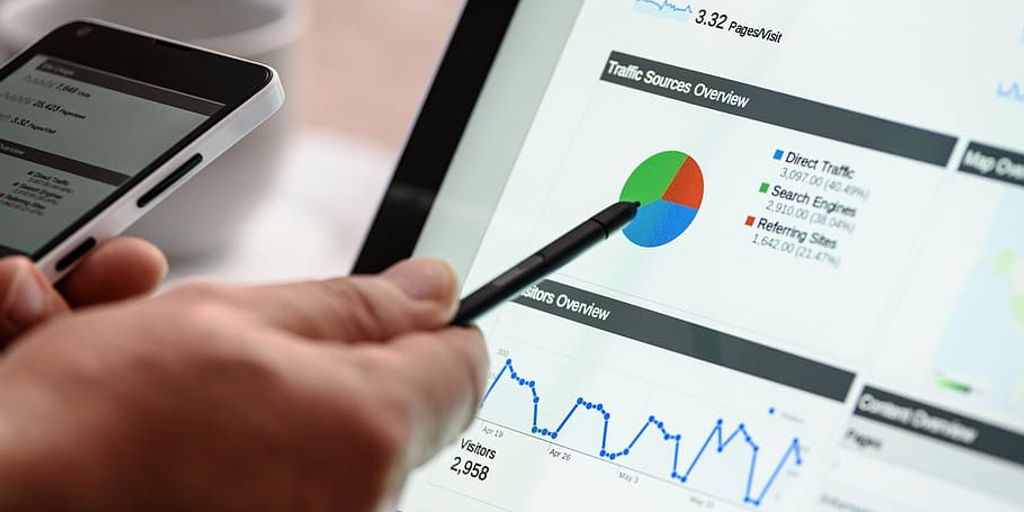 stock market trading screens with graphs and algorithms