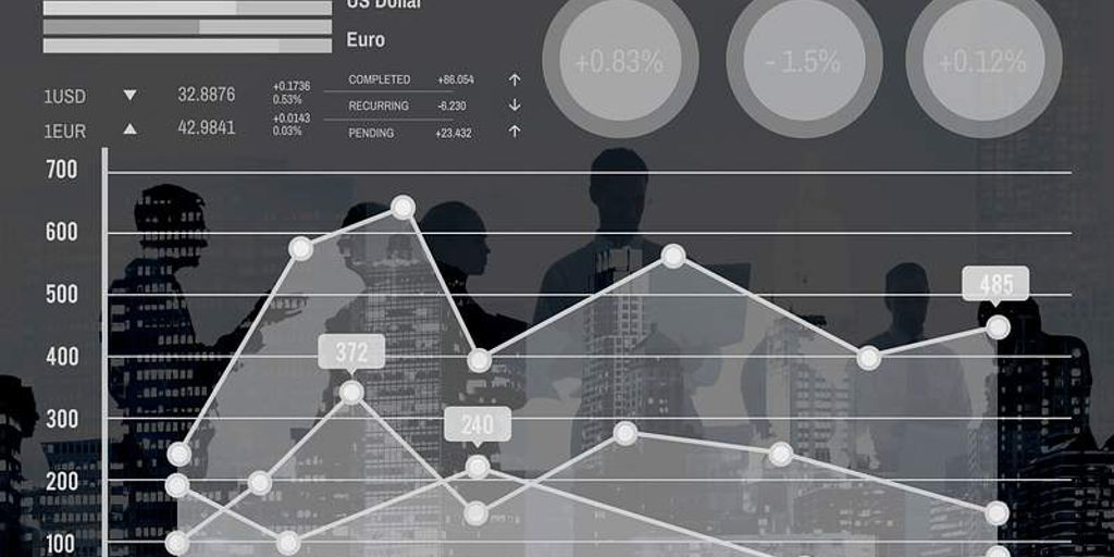 stock market sectors illustration